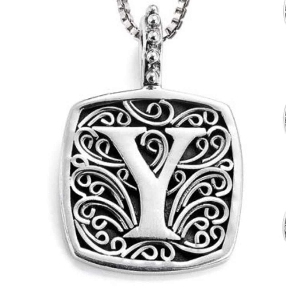 “Y” Initial Pendant